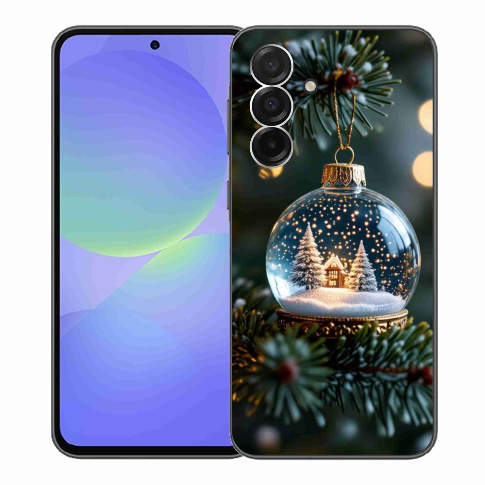 Gél borítás mmCase Samsung Galaxy A36 5G - Karácsonyi gömbök 2