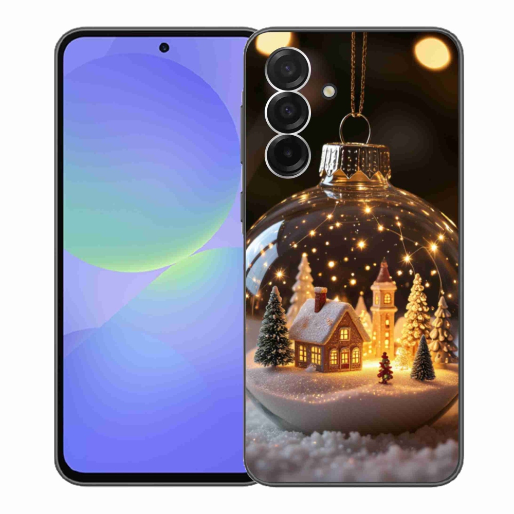 Gél borítás mmCase Samsung Galaxy A36 5G - Karácsonyi gömbök 3