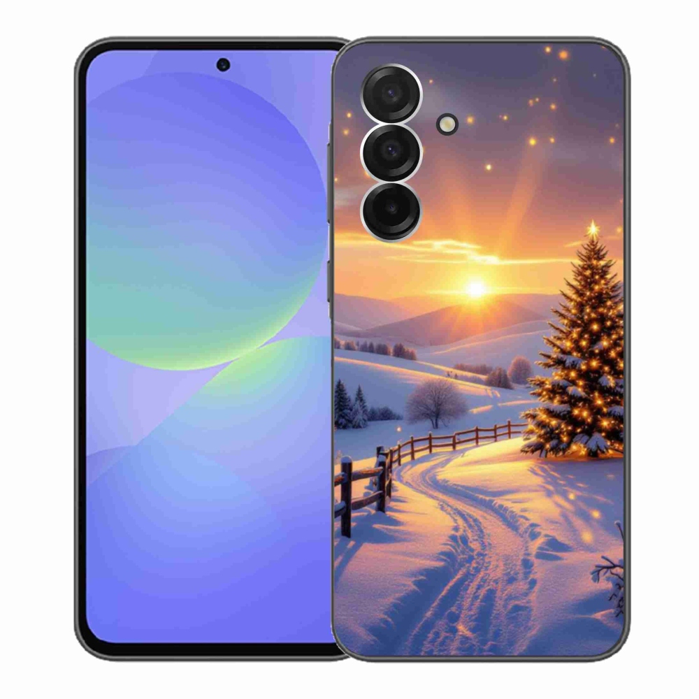 Gél borítás mmCase Samsung Galaxy A36 5G - téli tájkép