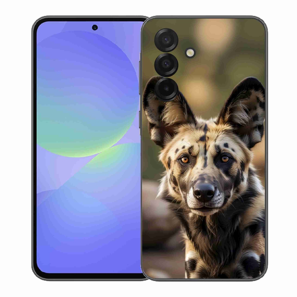 Gél borítás mmCase Samsung Galaxy A37 5G - Afrikai vadkutya - Samsung Galaxy A37 5G számára