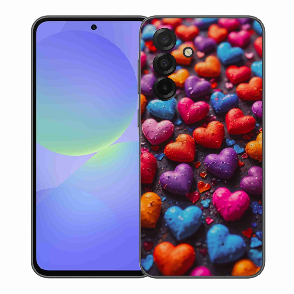 Gél védőhuzat mmCase Samsung Galaxy A37 5G - színes szív