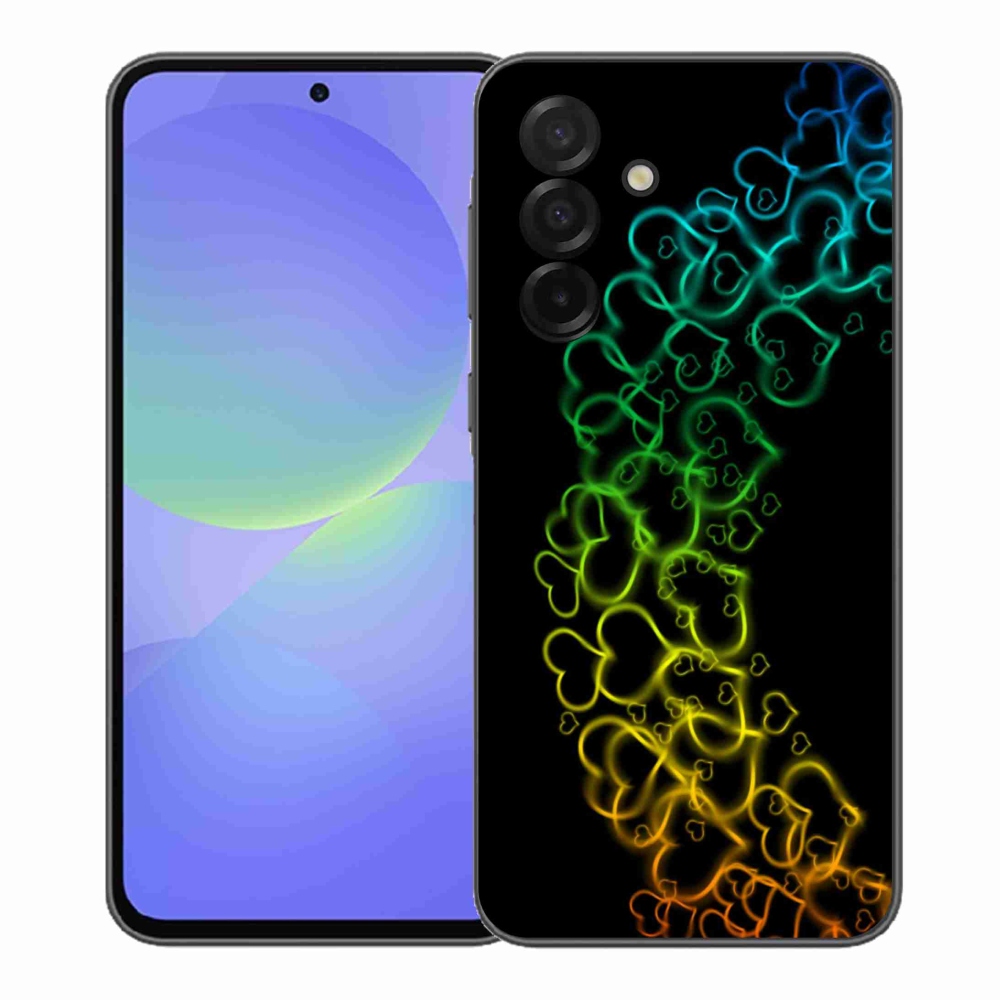 Zselés borítás mmCase Samsung Galaxy A37 5G - színes szívek