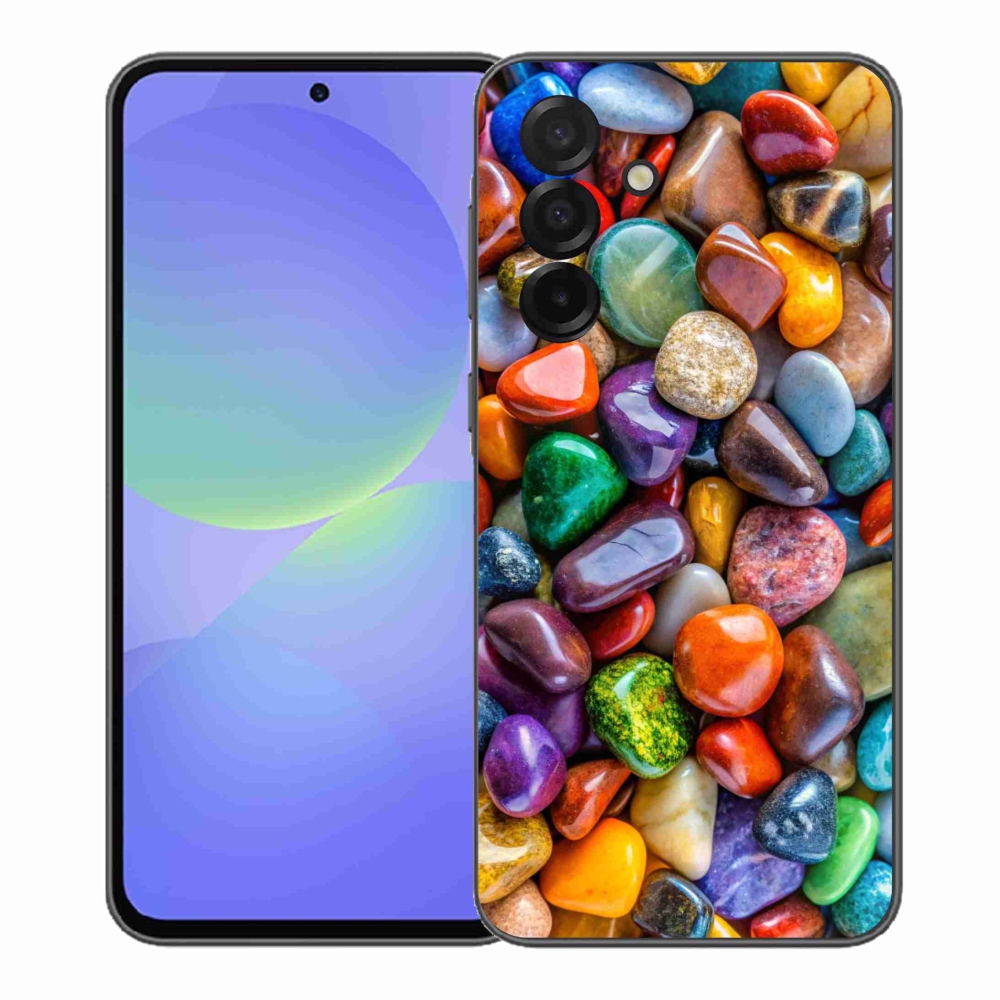 Zselés borítás mmCase Samsung Galaxy A37 5G - színes strasszkövekkel