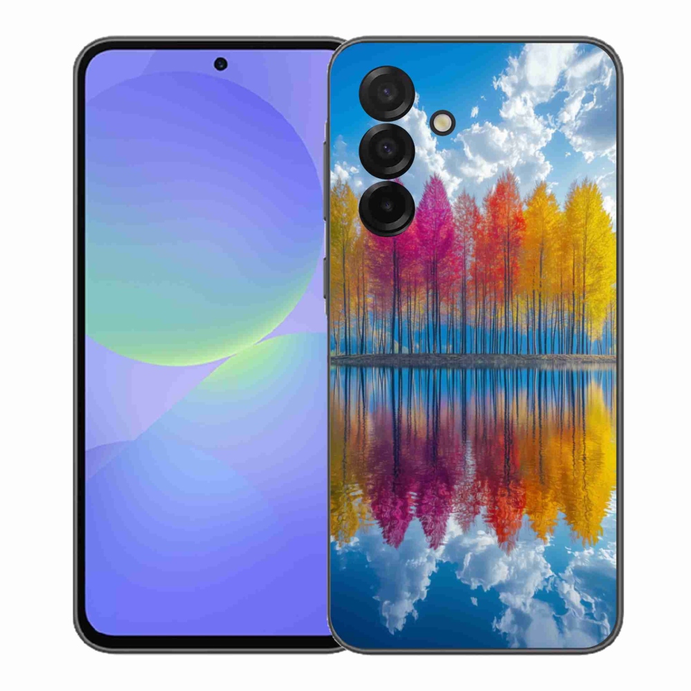 Gél borítás mmCase Samsung Galaxy A37 5G - színes fákhoz