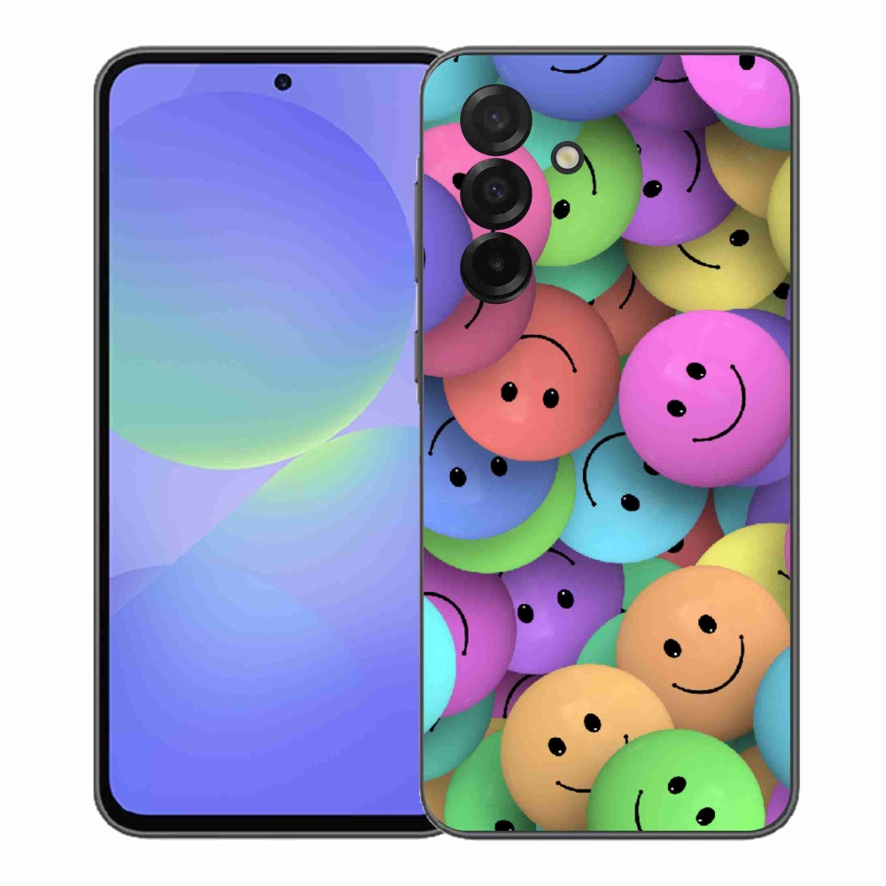 Gél borítás mmCase Samsung Galaxy A37 5G - színes smiley-k