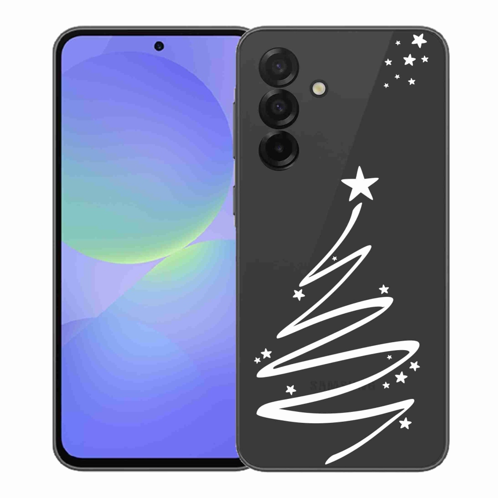 Gél borító mmCase Samsung Galaxy A37 5G - fehér fa átlátszó háttéren