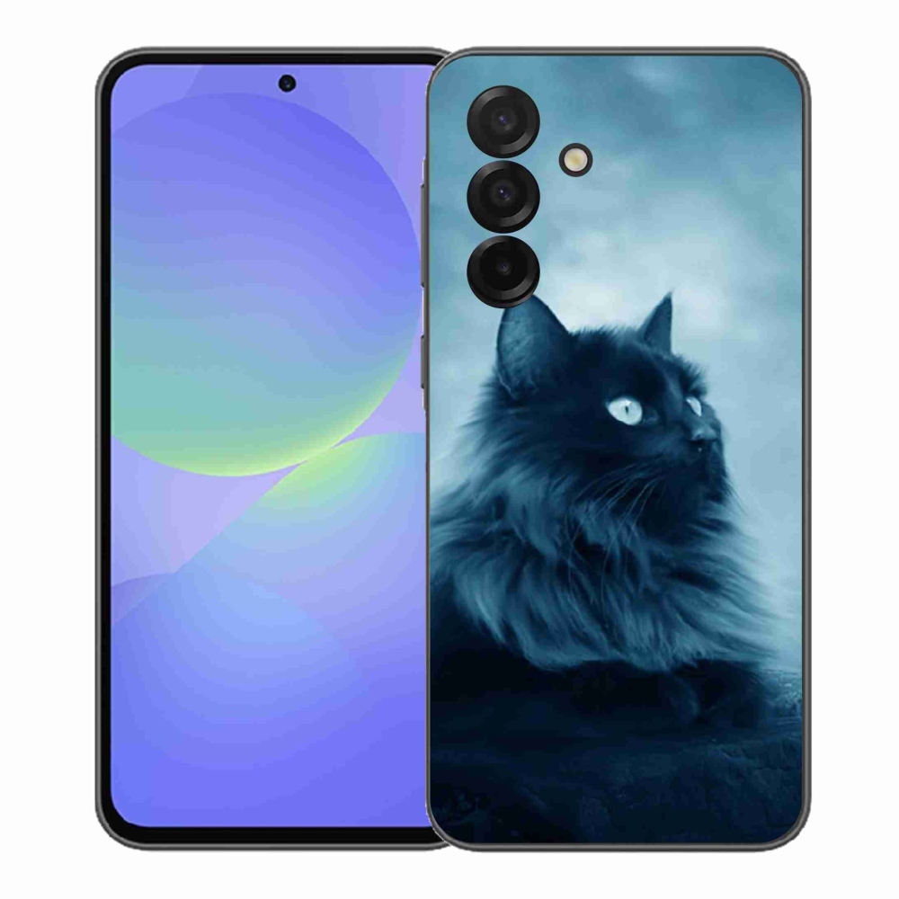 Gél védőhuzat mmCase Samsung Galaxy A37 5G - fekete cat 1