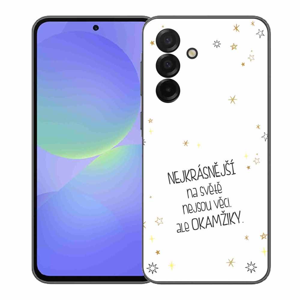 Gél borítás mmCase Samsung Galaxy A37 5G - idézem 4 fehér háttér