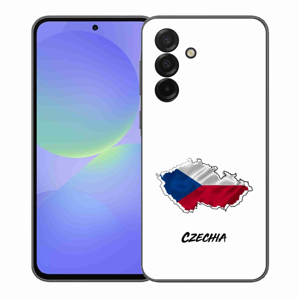 Gél védőhuzat mmCase Samsung Galaxy A37 5G - Csehország fehér háttérrel