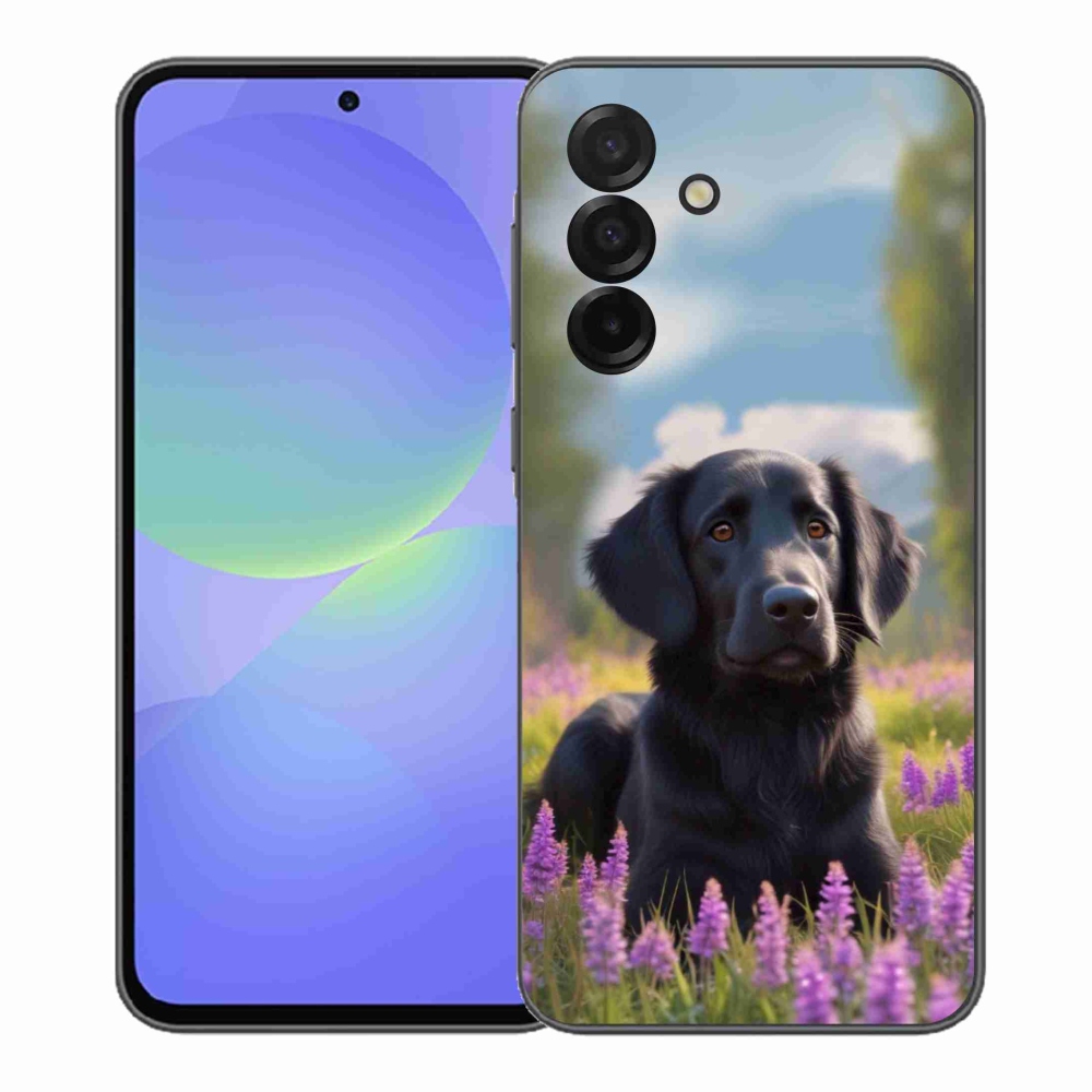 Gél védőhuzat mmCase Samsung Galaxy A37 5G - elegáns fekete retriever