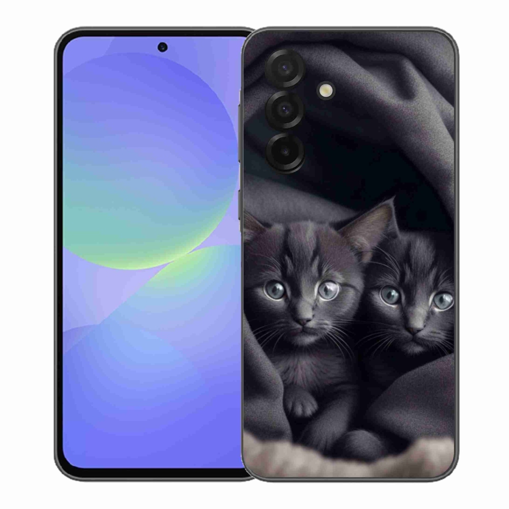 Zselés borítás mmCase Samsung Galaxy A37 5G - cat duo - Samsung Galaxy A37 5G számára