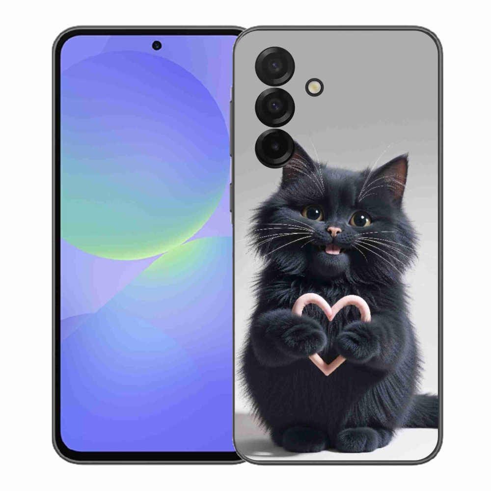 Gél borítás mmCase Samsung Galaxy A37 5G - macskaszerelem 3