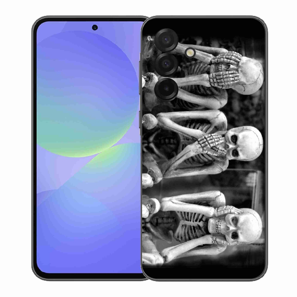 Gél borítás mmCase Samsung Galaxy A37 5G - csontvázakhoz