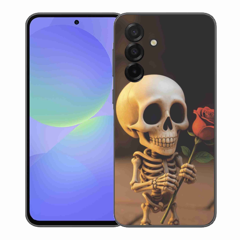 Gél borítás mmCase Samsung Galaxy A37 5G - csontváz rózsával