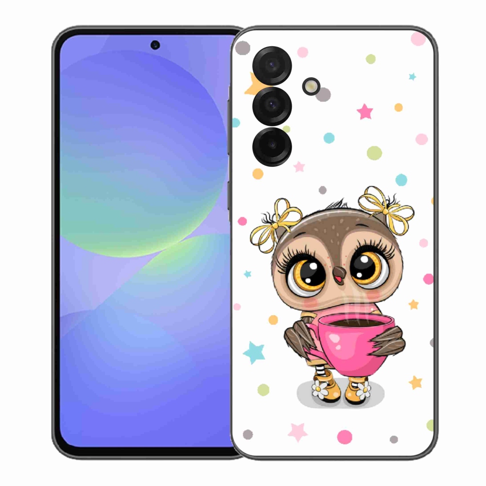 Zselés borítás mmCase Samsung Galaxy A37 5G - rajzfilm bagolyhoz