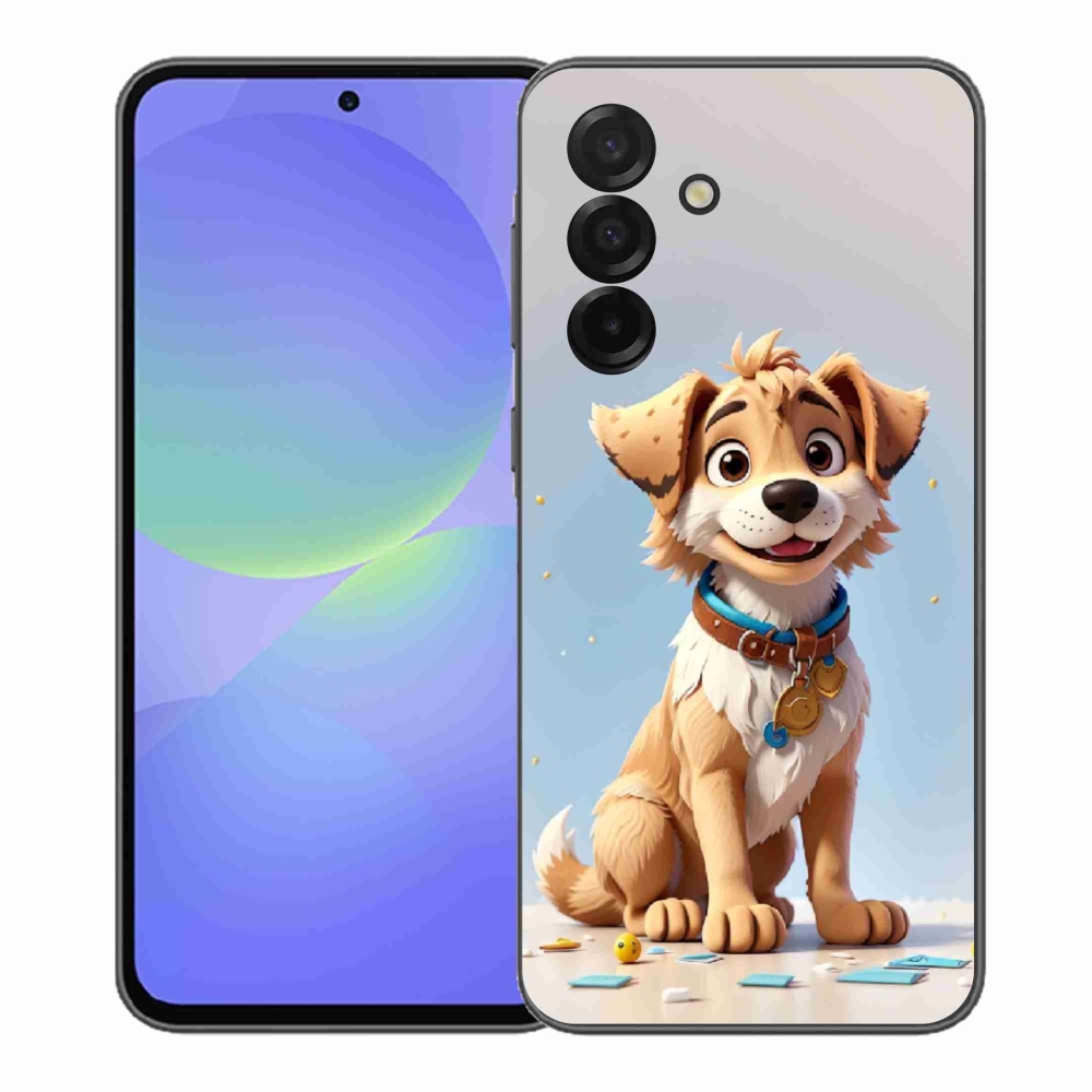 Zselés borítás mmCase Samsung Galaxy A37 5G - rajzfilm kiskutya számára