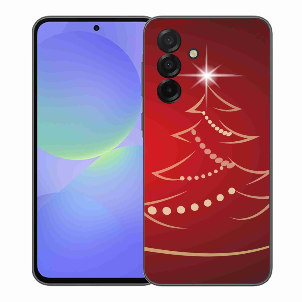 Gél borítás mmCase Samsung Galaxy A37 5G - karácsonyfa karikatúra