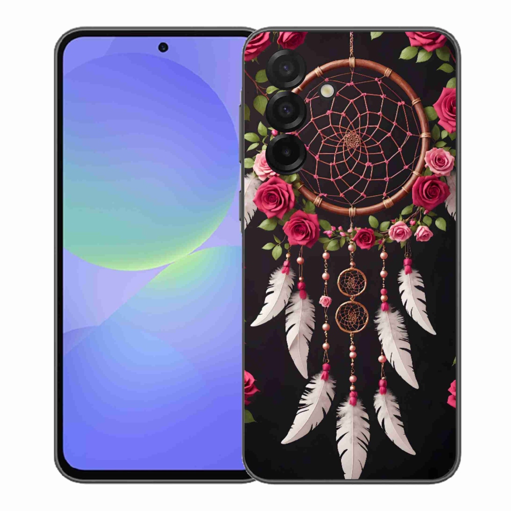 Gél borítás mmCase Samsung Galaxy A37 5G - álomfogó rózsákkal
