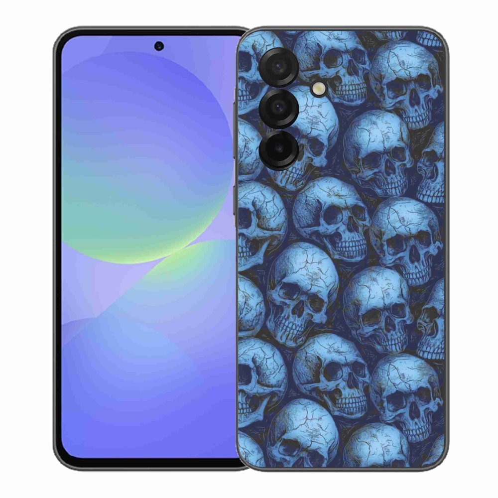 Zselés borítás mmCase Samsung Galaxy A37 5G - koponyákhoz