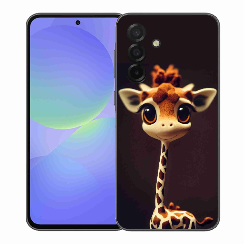 Zselés borítás mmCase Samsung Galaxy A37 5G - kis zsiráfhoz