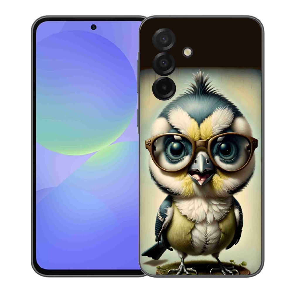 Zselés borítás mmCase Samsung Galaxy A37 5G - kölyök szemüveggel