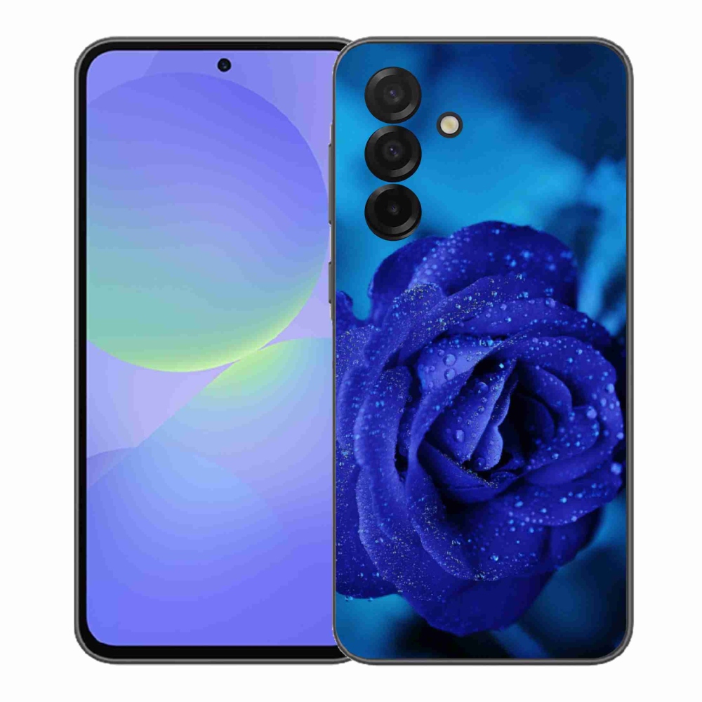 Zselés borítás mmCase Samsung Galaxy A37 5G - kék rózsa