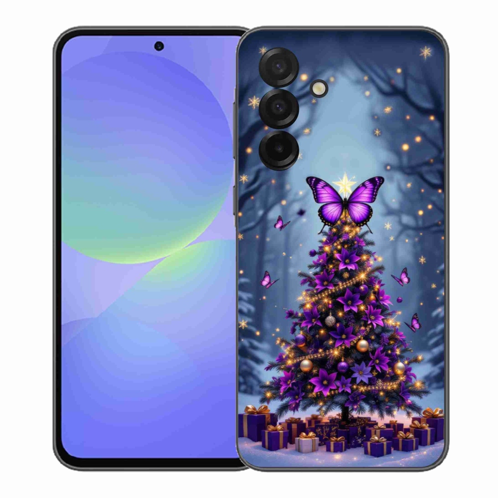 Gél borítás mmCase Samsung Galaxy A37 5G - pillangó karácsonyfa