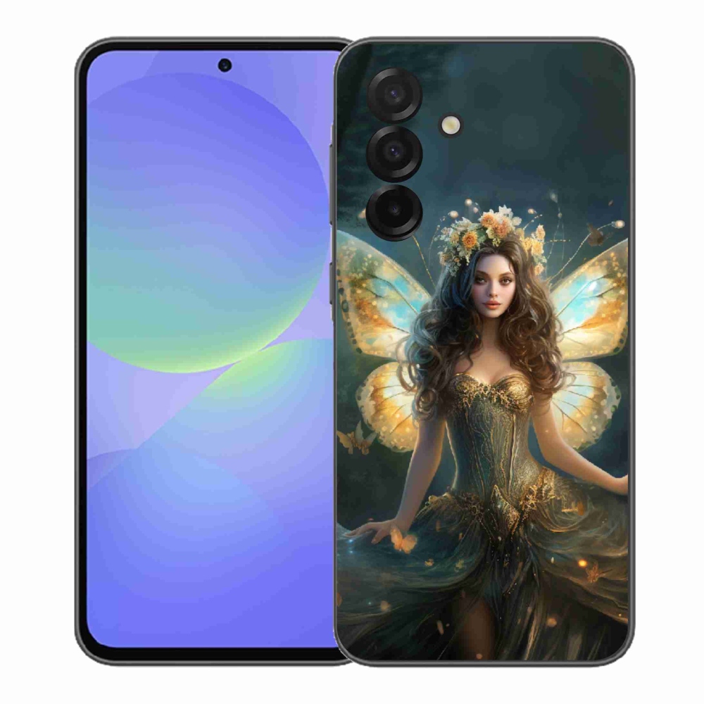 Gél borítás mmCase Samsung Galaxy A37 5G - pillangó nőhöz