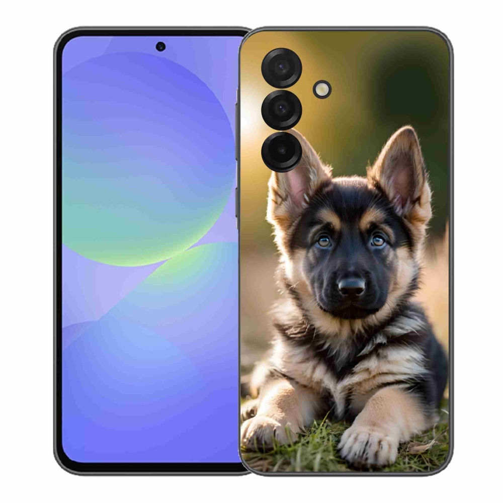 Zselés borítás mmCase Samsung Galaxy A37 5G - Német juhászkutya a természetben