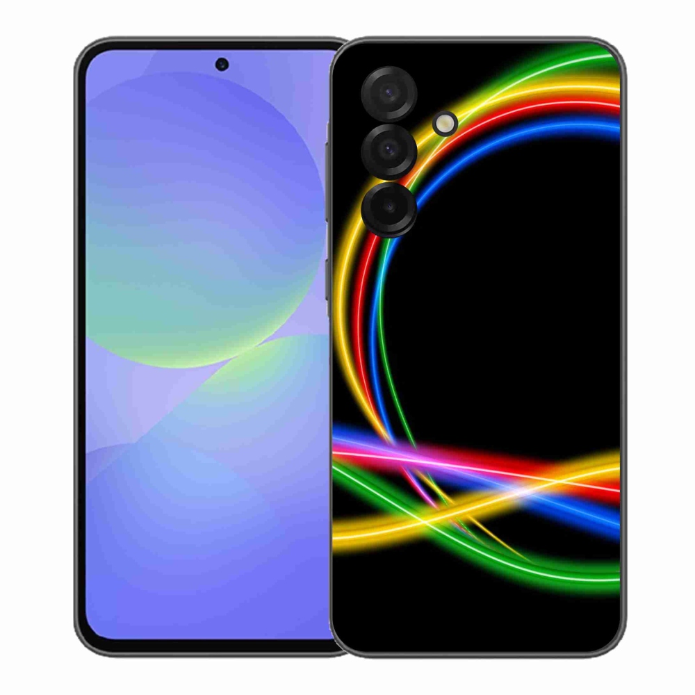 Zselés borítás mmCase Samsung Galaxy A37 5G - neon körökhöz