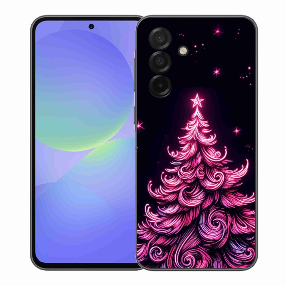 Gél borítás mmCase Samsung Galaxy A37 5G - neon karácsonyfa 2