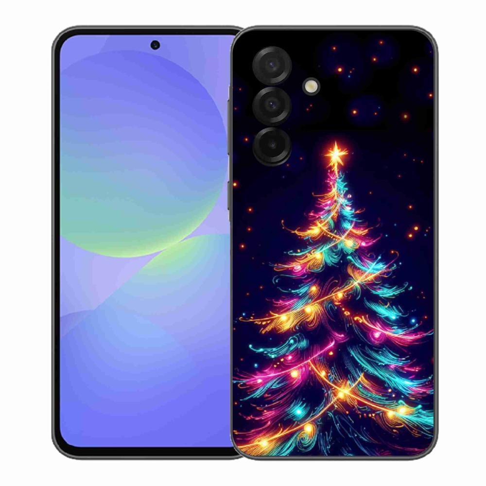 Gél borítás mmCase Samsung Galaxy A37 5G - neon karácsonyfa