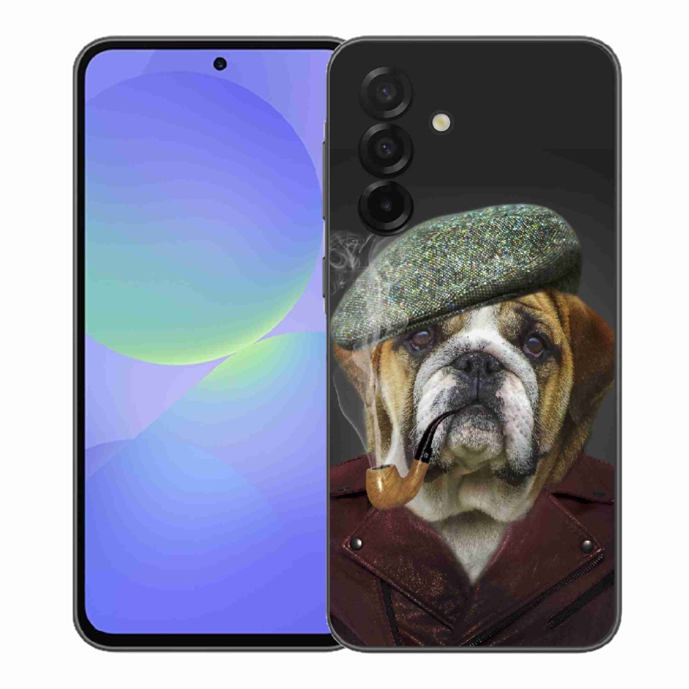 Gél borítás mmCase Samsung Galaxy A37 5G - kutya csővel