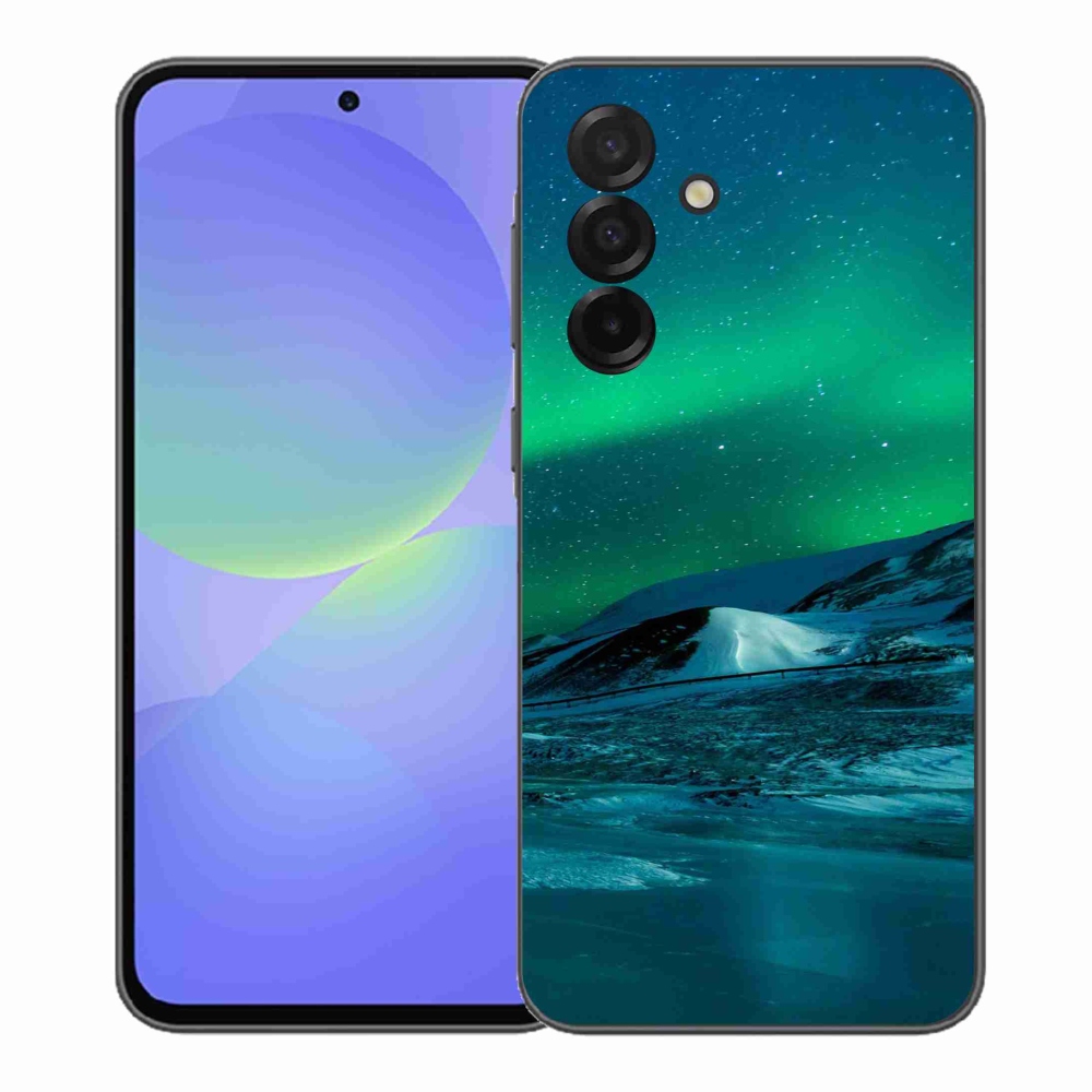 Gél borító mmCase Samsung Galaxy A37 5G - sarki fény - borealisz