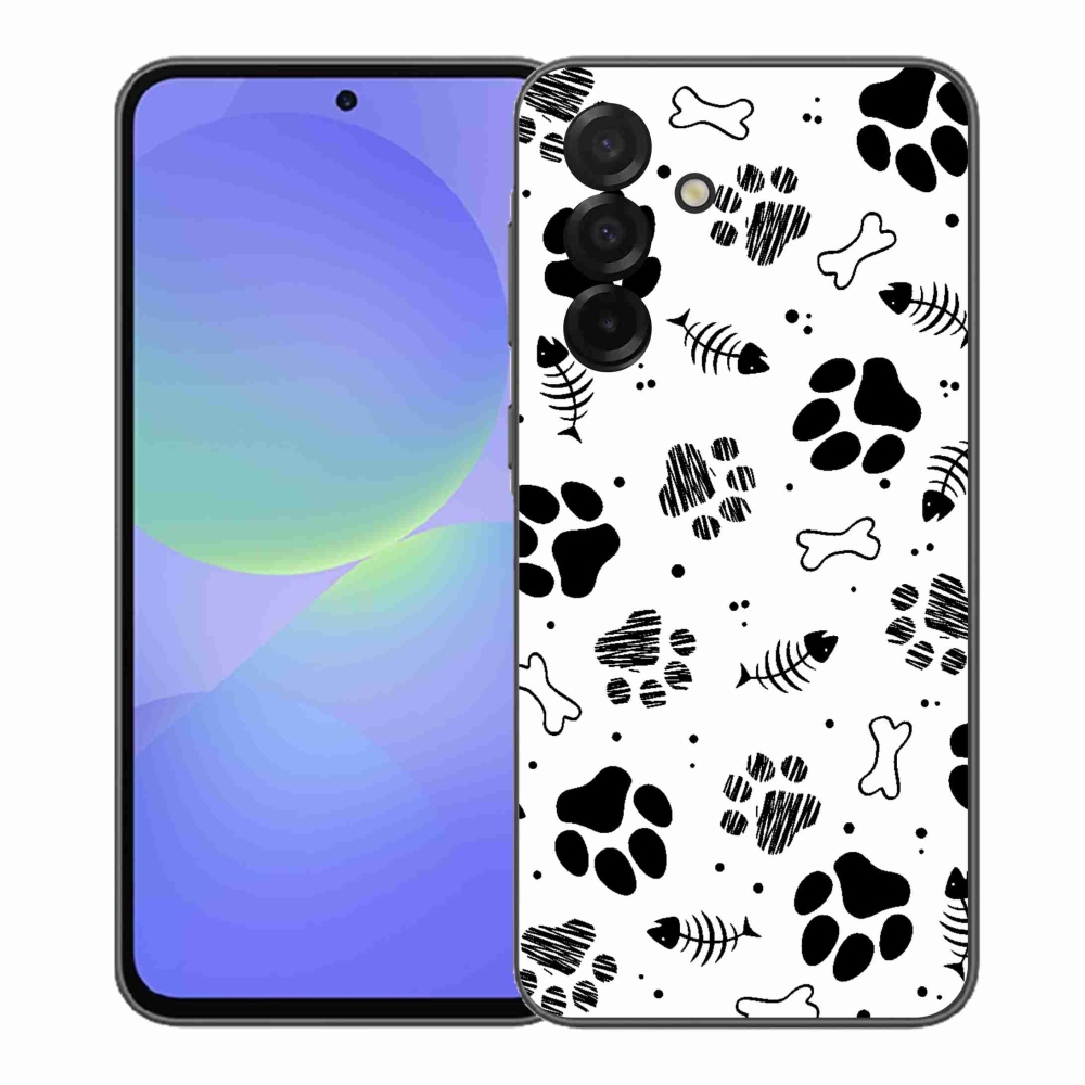 Zselés borítás mmCase Samsung Galaxy A37 5G - kutyamancsok 1