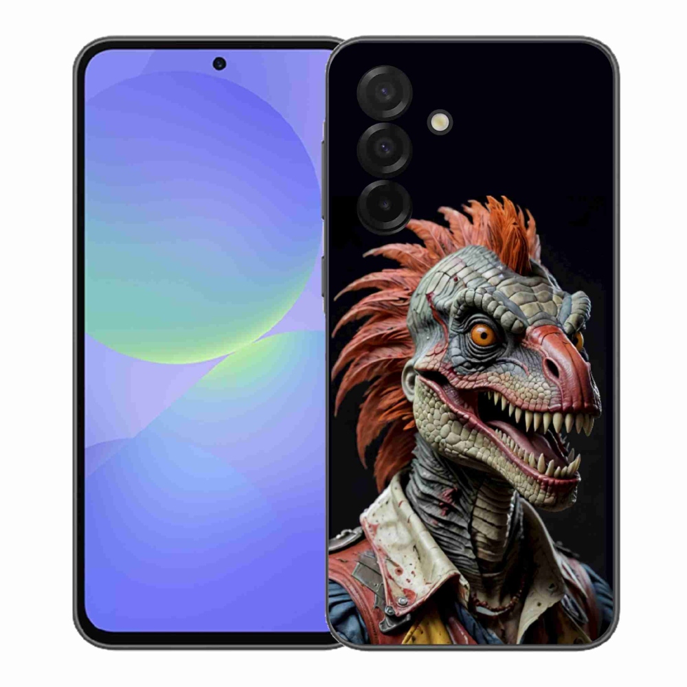 Gél borítás mmCase Samsung Galaxy A37 5G - punk dinoszauruszhoz