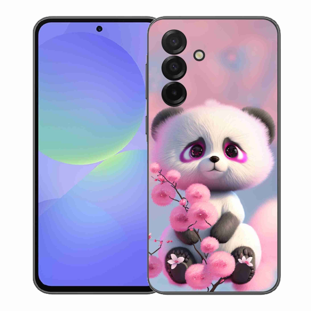Gél borítás mmCase Samsung Galaxy A37 5G - aranyos panda 1