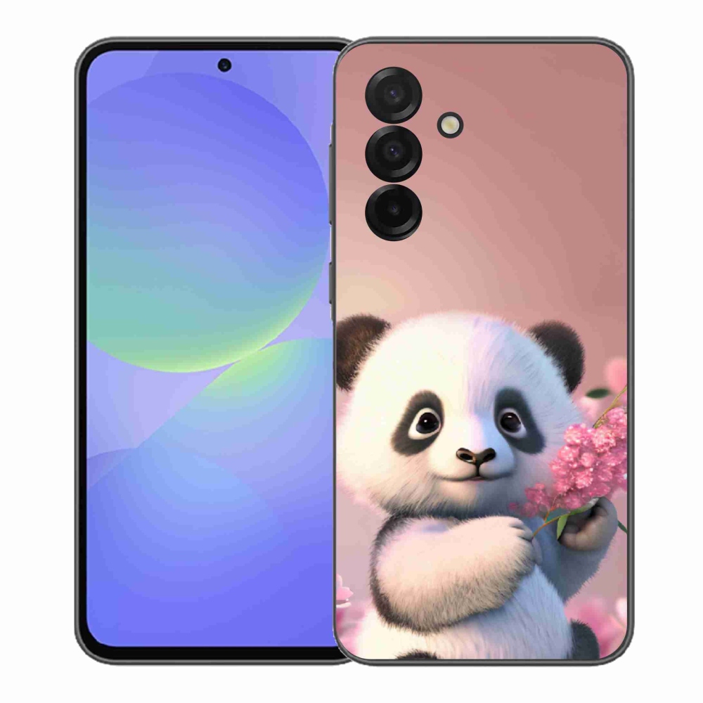 Gél borítás mmCase Samsung Galaxy A37 5G - aranyos panda