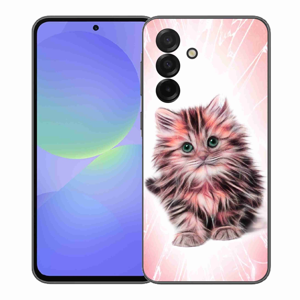 Gél borítás mmCase Samsung Galaxy A37 5G - aranyos cica - Samsung Galaxy A37 5G számára