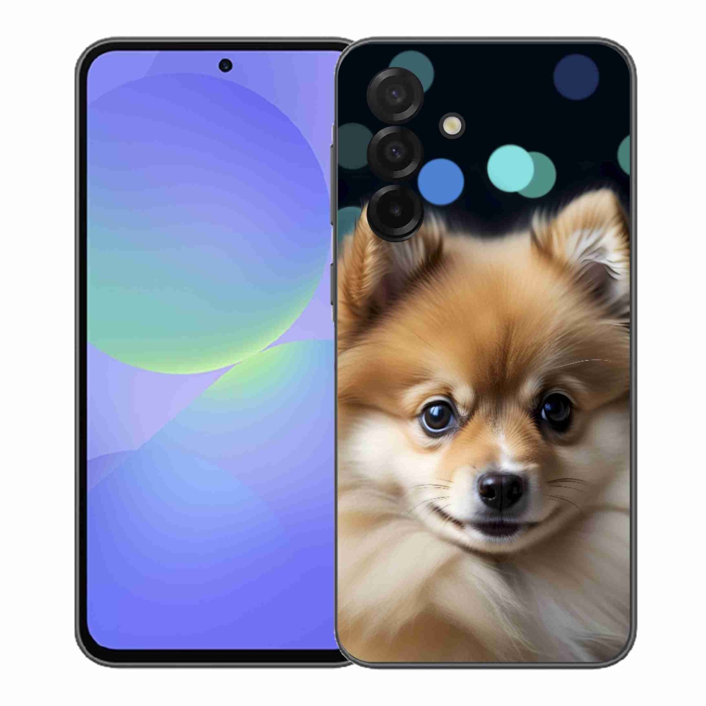 Gél borítás mmCase Samsung Galaxy A37 5G - aranyos pomerániai állathoz