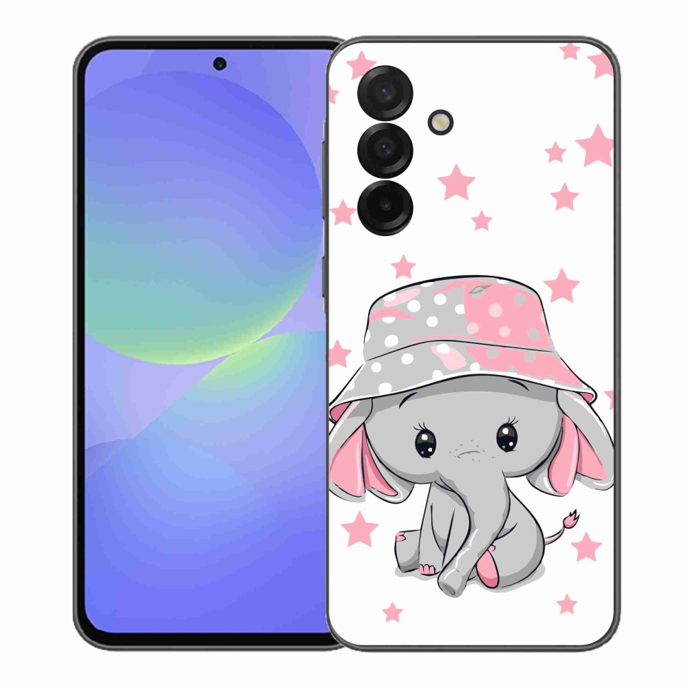 Gél védőhuzat mmCase Samsung Galaxy A37 5G - rózsaszín elefánthoz