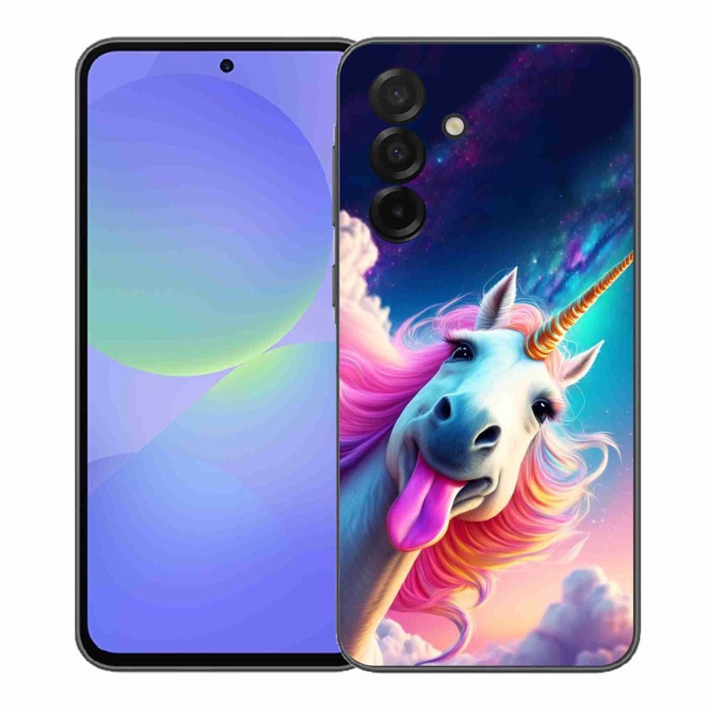 Gél borítás mmCase Samsung Galaxy A37 5G - őrült egyszarvúhoz