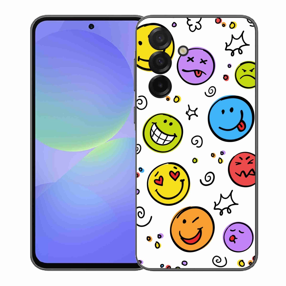 Gél borítás mmCase Samsung Galaxy A37 5G - smiley-khez