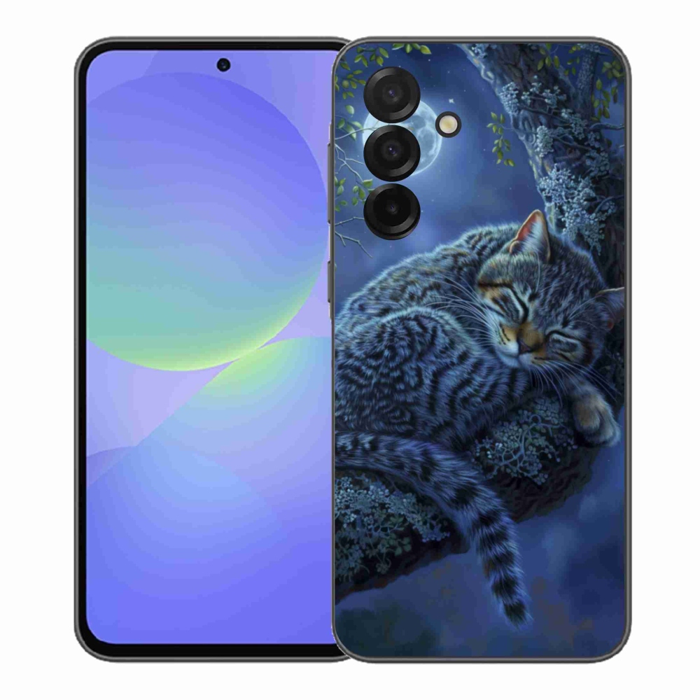 Gél borító mmCase Samsung Galaxy A37 5G - alvó macska - Samsung Galaxy A37 5G számára