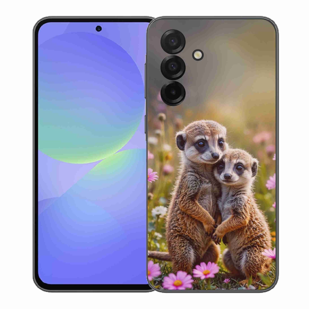 Gél borítás mmCase Samsung Galaxy A37 5G - szurikátás duóhoz