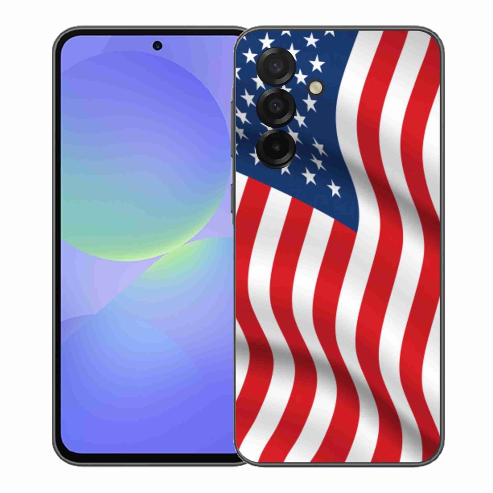 Gél borítás mmCase Samsung Galaxy A37 5G - amerikai zászlóhoz
