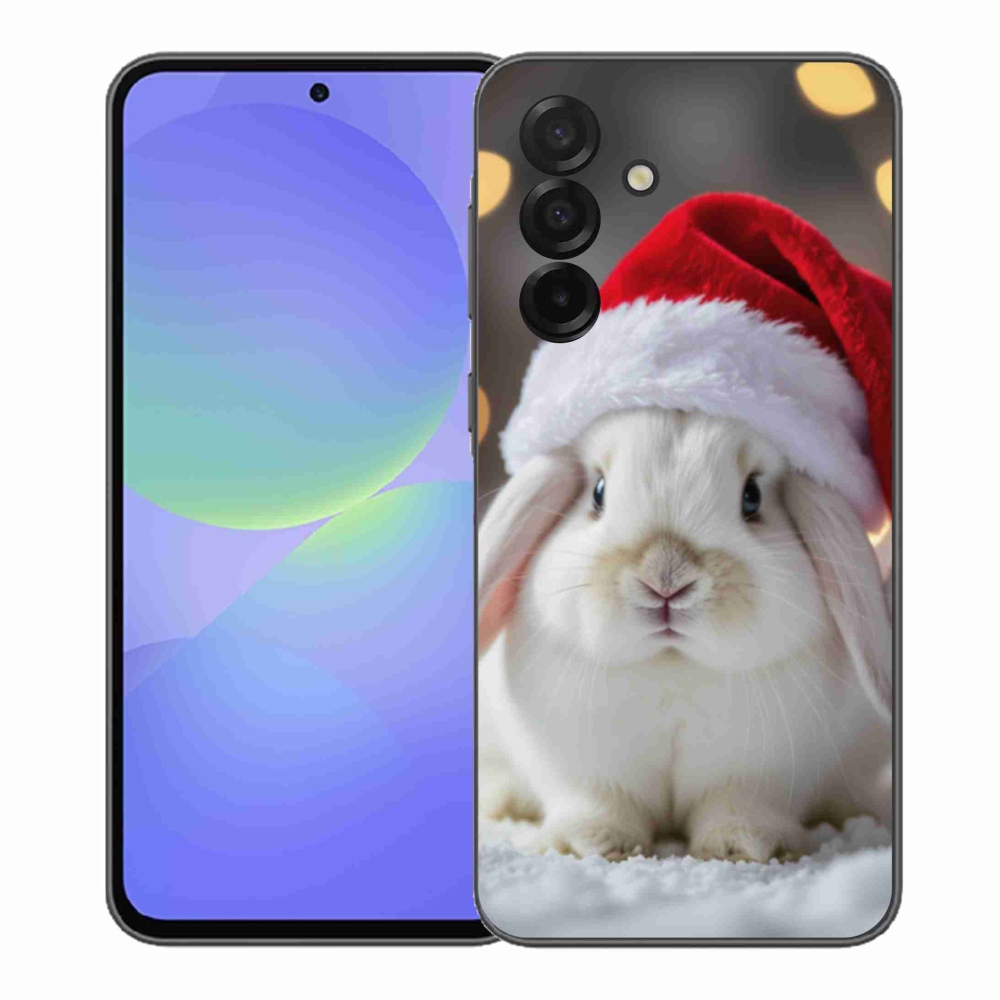 Gél borítás mmCase Samsung Galaxy A37 5G - Karácsonyi nyúl