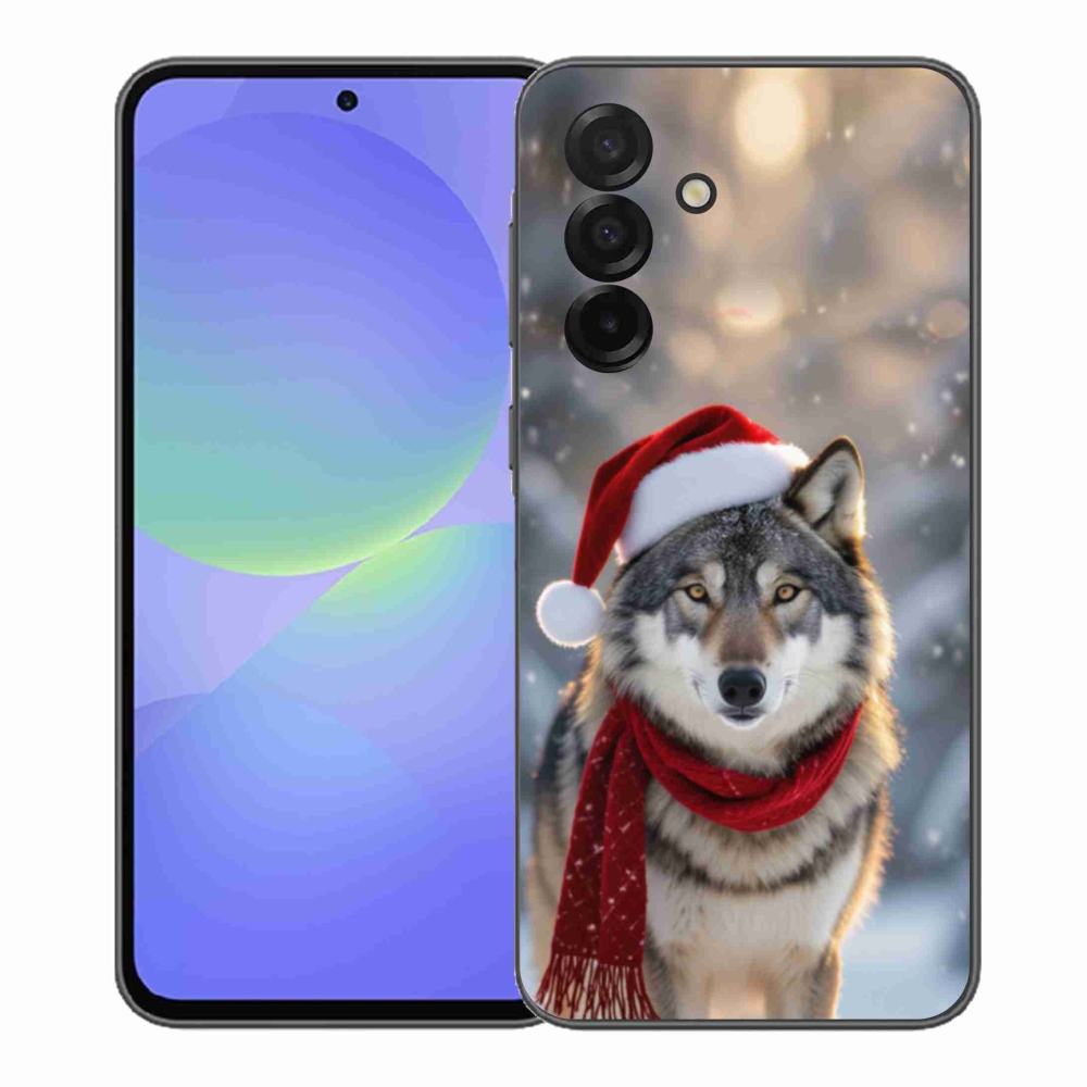 Gél borítás mmCase Samsung Galaxy A37 5G - Karácsonyi farkas