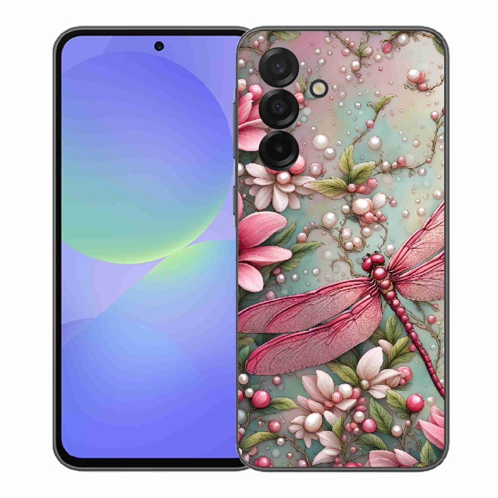 Zselés borítás mmCase Samsung Galaxy A37 5G - szitakötőhöz
