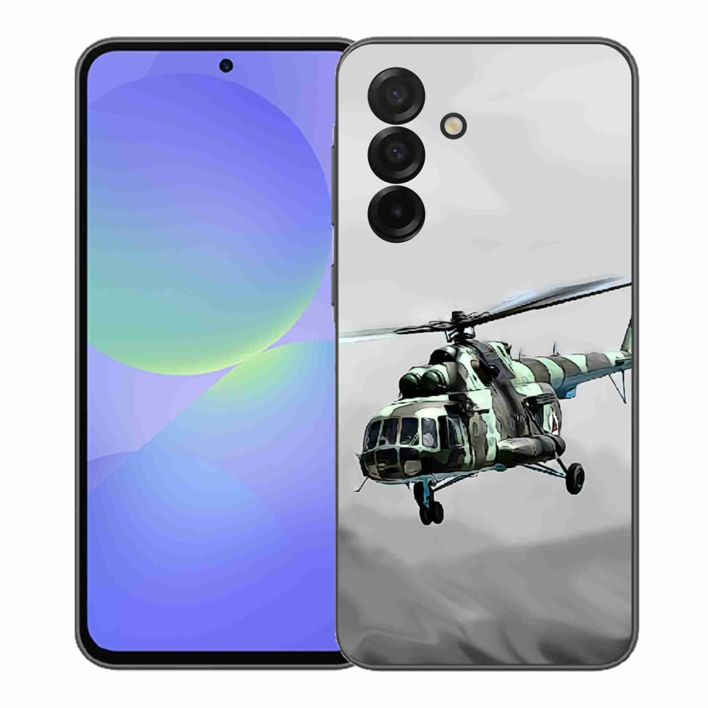 Gél borítás mmCase Samsung Galaxy A37 5G - katonai helikopterhez